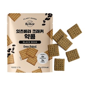 잇츠베러 비건 크래커 약콩, 45g, 12개