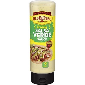 Old El Paso 타코 소스 - 크리미 살사 베르데 255g(9온스), 1개, 255g