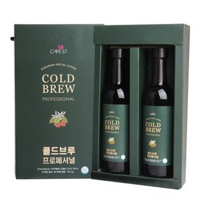 CAFE57 콜드브루 프로페셔널 커피세트 375ml, 커피병 2p, 2세트