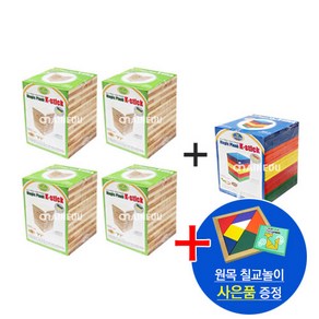 러닝스텝 원목+칼라 카프라 SET 500pcs 원목400+칼라100(미송 카프라)