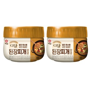 다담 된장찌개양념, 530g, 2개