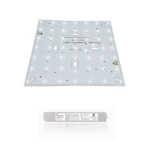 삼성칩 LED모듈사각등 210X210mm 작은방등 주광색 주백색 전구색 안정기세트 엘이디 셀프교체 조명리폼 형광, 1개