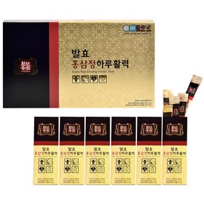 6년근 홍삼 고려 홍삼정 스틱 하루활력 15ml x 60개입 (60일분), 60개