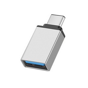 USB 3.0 OTG 젠더 케이블 C타입 변환(고속 전송 충전), 실버(Silve), 1개