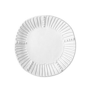 VBC까사 인칸토 샐러드접시 스트라이프 22cm, 화이트, 1개