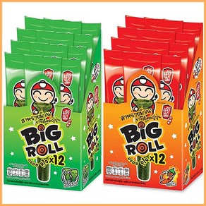 태국 타오케노이(Taokaenoi) 김과자 빅롤(Big Roll) 12개입 X 2팩1세트