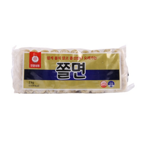 대량 냉동 쫄면면 2kg 업소용 벌크 사리 식당