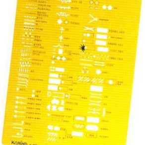 (올핀) 코링 템플렛 K-601 교통사고조사용 - 개 (1개입)