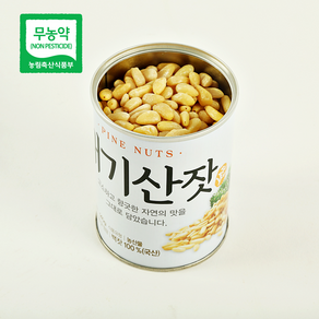 국내산 태기산잣 캔잣(140g) 황잣 백잣 [산지직송 견과류], 백잣 140g, 1개