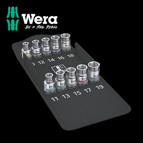 WERA 1/2SQ 소켓 세트 8790HF 10개입 004203 홀딩기능 베라 웨라 툴보이, 1개