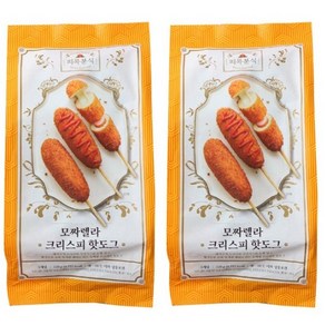 peacock 모짜렐라 크리스피 핫도그 550g, 1099.9g, 2개