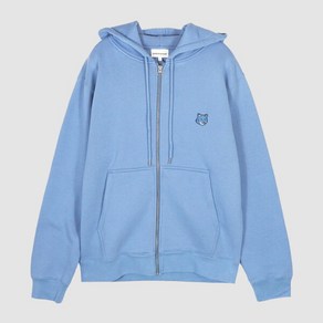 [메종키츠네] [럭스덕/국내당일] 24FW 볼드 폭스헤드 후드 집업 hampton blue MM00714KM0307 P428