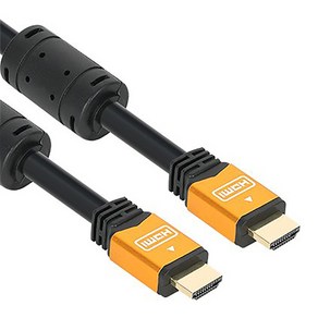 강원전자 넷메이트 NMC-HQ03Z 골드 메탈 HDMI 케이블 (v2.0 3m), 1개