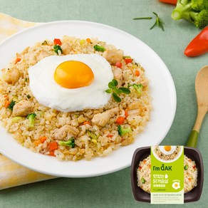 [아임닭] 맛있는 닭가슴살 야채 볶음밥 도시락, 4개, 195g