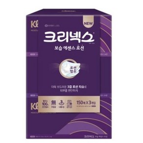 쿨샵크리넥스 보습 에센스 로션각티슈 3겹 미용 갑 net*476UZ