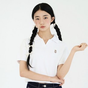 더데이걸[힙해50%세일] #단정룩#졸업사잔#심플 카라반팔 스웻셔츠 # 울산성남점