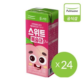 풀스키친 스위트복숭아 PLUS_190mlx24개, 190ml, 24개