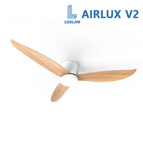 에어룩스 V2 실링팬 52인치 AIRLUX V2 더슬림한 BLDC 저소음 모터 저전력 천장형 선풍기, 조명포함, 연장봉선택안함, 우드