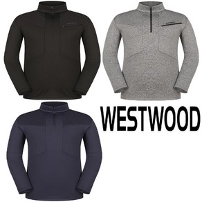 5층 웨스트우드 WESTWOOD 남성 배색 집업 티셔츠 (남자 겨울 티) M4/327