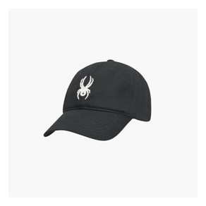 [스파이더 본사] 공용 로고 엠브로이더리 볼캡 SPHPANCA304UBLK