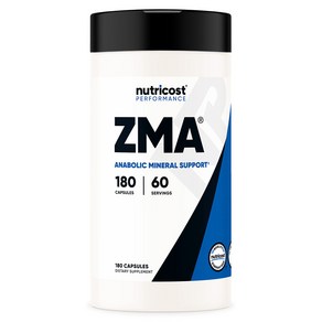 뉴트리코스트 ZMA 490mg 180정 60회분, 1개