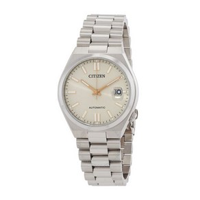 Citizen 시티즌 Tsuyosa 오토매틱 Beige Dial Men's Watch NJ0151-88W