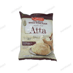 Rajdhani Chakki Gound Fesh Wheat Atta - Pakistan 라지다니 짜끼 제분 신선한 밀 아타 - 파키스탄산, 1개, 5kg