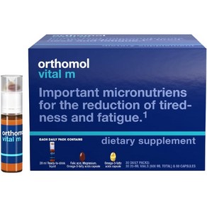 [독일 내수 정품](오쏘몰) ORTHOMOL Vital M TrinkfläschchenKaps.Kombipack. 30St