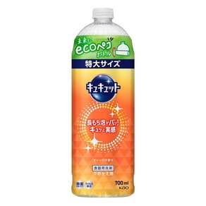 큐큣토 주방세제 거품이 팍! 오렌지향 리필용 700ml, 1개