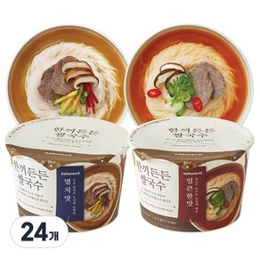 네이처빌 한끼든든 쌀국수 멸치+얼큰, 92g, 24개