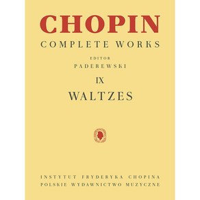 Chopin - Waltzes 쇼팽 - 왈츠 PWM 파데레프스키