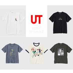 UNIQLO 유니클로 재팬 바스키아 콜라주 UT 그래픽 반팔 티셔츠 5종