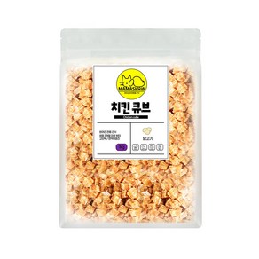 마마쇼 건강한 반려동물 간식, 1kg, 1개, 치킨 큐브