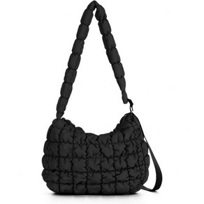 Missnine Quilted Puffe Bag fo Women with Adjustable Stap Puffy Tote Shoulde Bag Lage Cayall