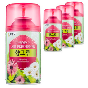 리빙굿 향그루 자동분사기 리필 헤이즐럿향, 280ml, 28개