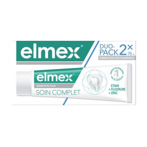 ELMEX SENSITIVE PLUS Dentifice Soin Complet 75ml X2, 2개