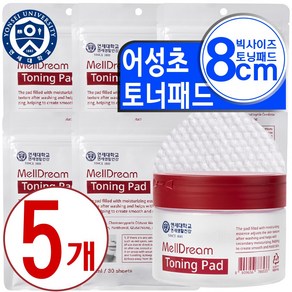 멜드림 연세 순삭 어성초 편백 시카 토닝 패드 30매 120ml, 5개, 30매입