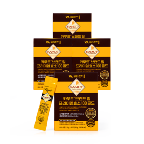 비타민마을 100만 역가수치 카무트 브랜드밀 프리미엄 효소 100 골드 30p, 60g, 4개
