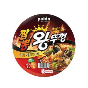 팔도 짬뽕 왕뚜껑 110g, 18개