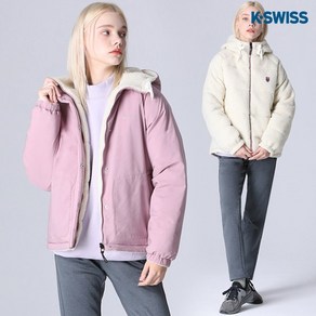 (K-SWISS)] 리버시블 후리스 패딩점퍼