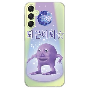 위아 9C9C 밈 클리어 케이스_갤럭시A24_퇴근이되