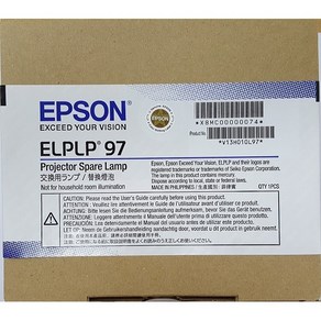 EPSON EB-E10 프로젝터램프 ELPLP97 엡손코리아 정품램프, 1개