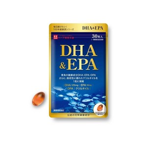 DHA & EPA 30정 (1일 1정 30일분) 오메가3 omega3 피쉬 오일 크릴오일 DPA DHA EPA 보충제 건강 보조 식품 허브건강본점, 1개