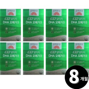 고려은단 퓨어 RTG 알티지 DHA 오메가3 총 8개월분, 30정, 8개