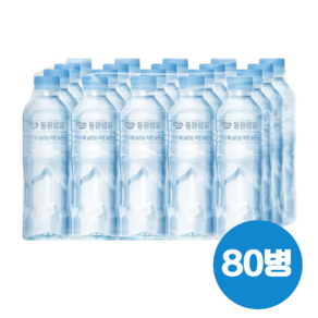 동원샘물 무라벨 500ml, 80개