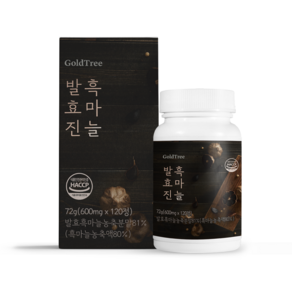 골드트리 흑마늘 발효진 120정 해썹인증 4개월분, 72g, 1개