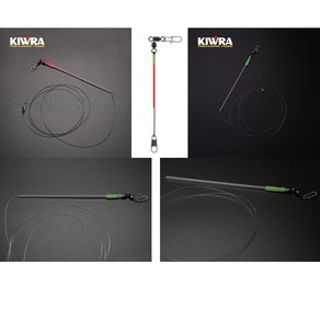 [조조피싱] 키우라 오모리 채비 한치 만쿨 장원 조과UP, 블랙라인(나일론), 1개