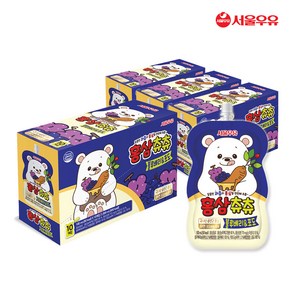 서울우유 홍삼츄츄 블루베리&포도, 100ml, 40개