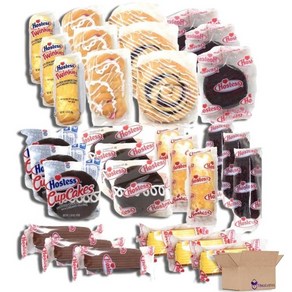 Hess Vaiety Pack  Cupcakes Cinnamon Rolls Danish Ding Dongs Twinkies Zinges  30 Count, 30 Piece Set