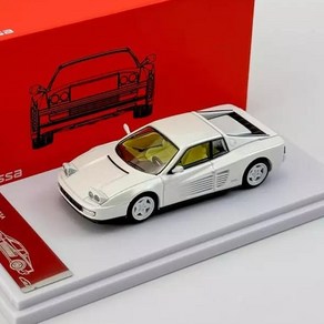 XF model 1:64 페라리 테스타로사 - 화이트 (엔진룸 오픈), 1개